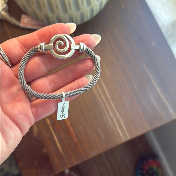 Brighton cord Silver Spiral Women's Bracelet - Picture 4 of 4